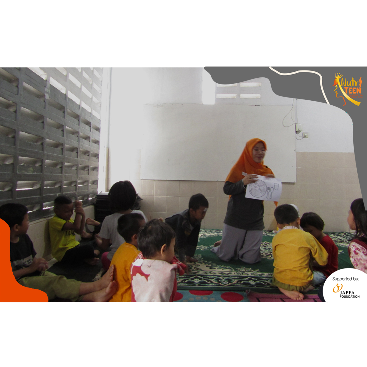 NutriTEEN_ID's tweet photo. Semoga edukasi gizi seimbang dan PHBS yang didapatkan adik-adik Panti Asuhan Tebet ini bermanfaat dan bisa diterapkan dalam kehidupan sehari-hari. https://t.co/pdA0sV9YA5