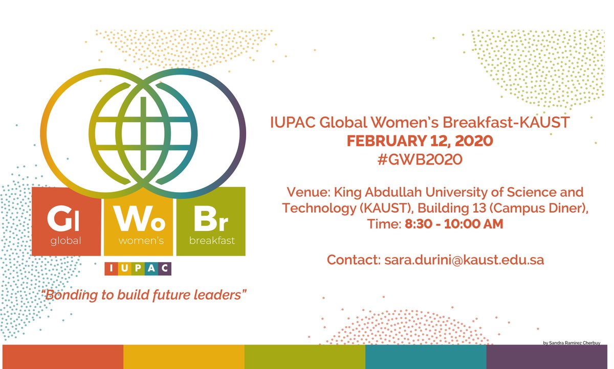 We are super excited to announce that we are holding Global Women’s Breakfast event at KAUST. Join us! #gwb2020