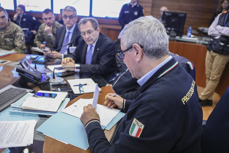 comitato operativo Borrelli