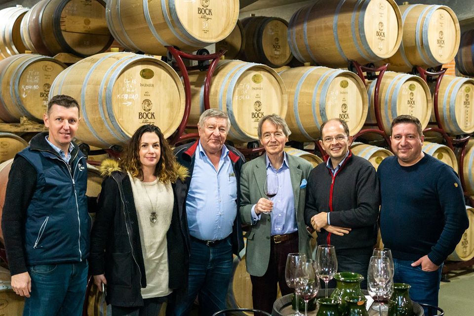 bockwinery's tweet photo. Steven Spurrier, the famous wine expert visited us at Bock Winery on last Friday. During his stay he tasted our premium quality wines. https://t.co/9RG6Wyk8BR