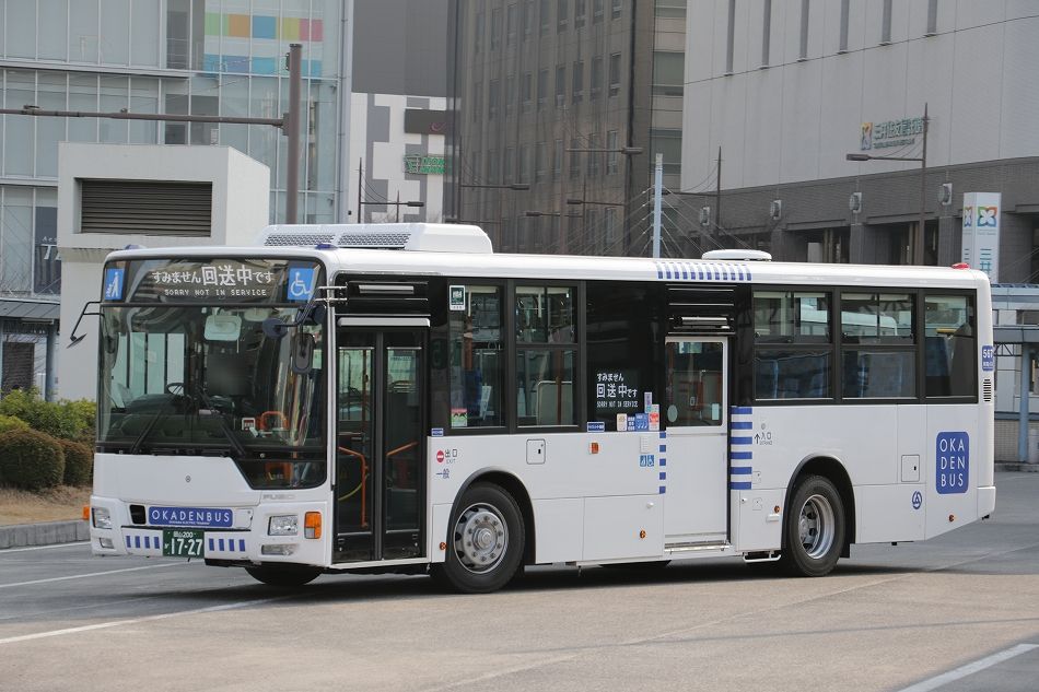 Herotrblog Auf Twitter 岡電バスの新車エアロスター 短時間しか岡山におらんかったからこの566しか見かけず 去年入れたのと同仕様だと思われる