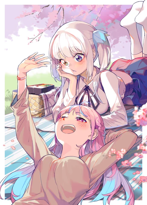 めあくあのシーズン!春遊
#めあArt 
#あくあーと 
#めあくあ 