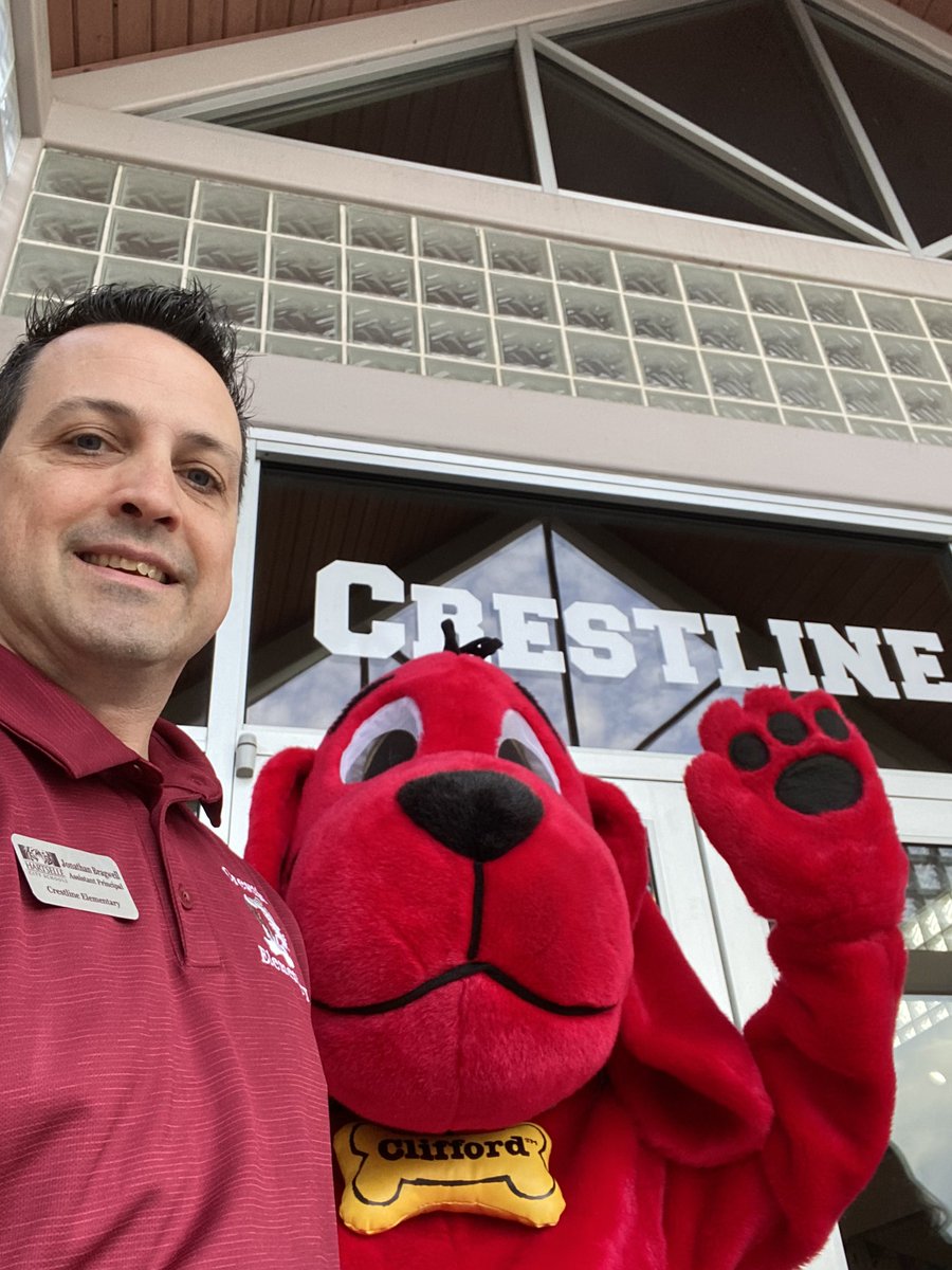 VoiceABSTrojans's tweet photo. Crestline’s Scholastic Book Fair is this week!
Book Fair Family Night is this afternoon (Monday, Feb 3) 3:00-6:00pm.
You know it’s a big deal when Clifford The Big Red Dog comes for a visit.
@crestlinetigers #myces #MakeItCount https://t.co/gfHhkxtZnj