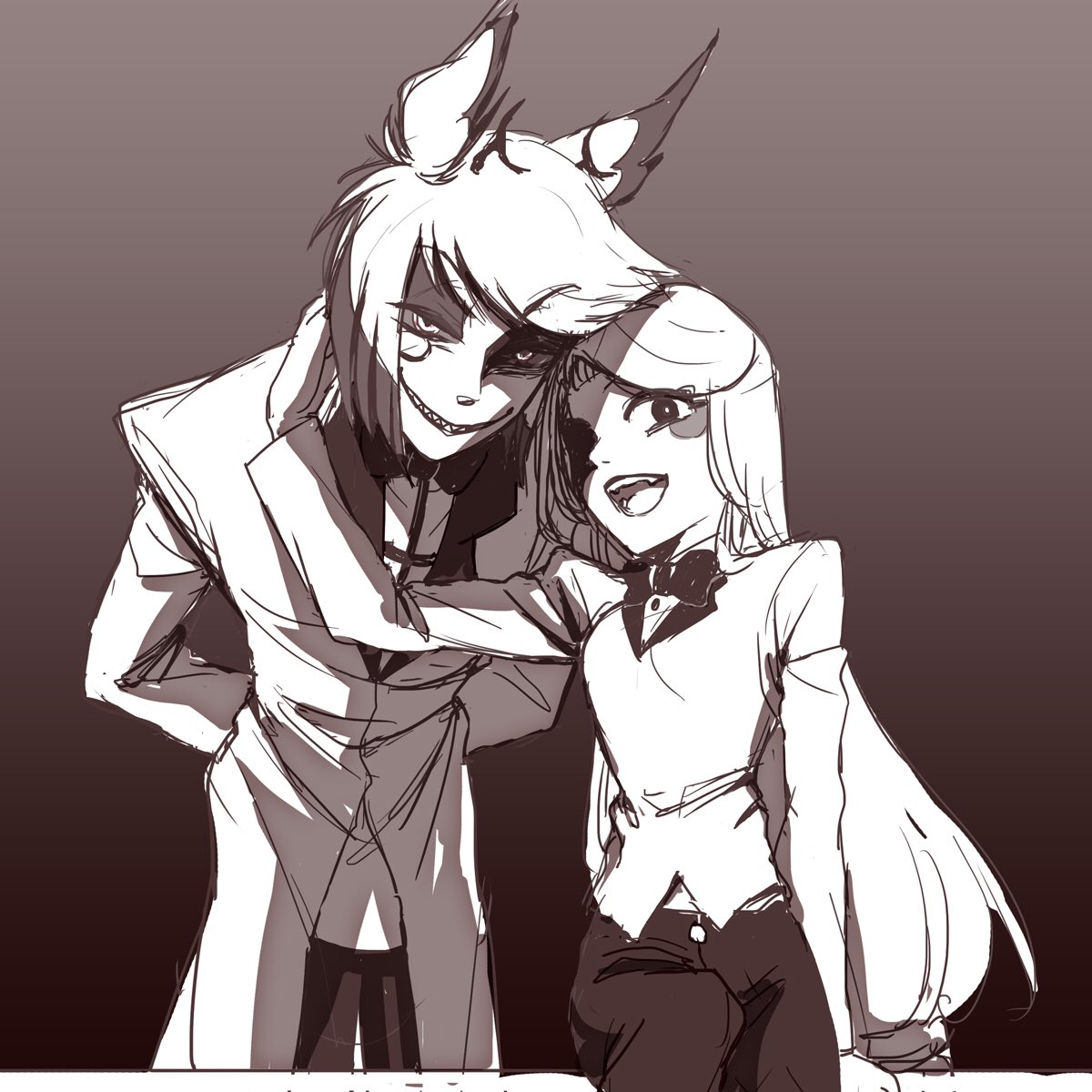 dendekedendenn's tweet photo. #HazbinHotel #charlastor #chalastor
落書きセット
タバコとかお酒とか嗜んでるアラスターさんは是非見たい。是非、見たい。 https://t.co/oBnrNmkZ5I