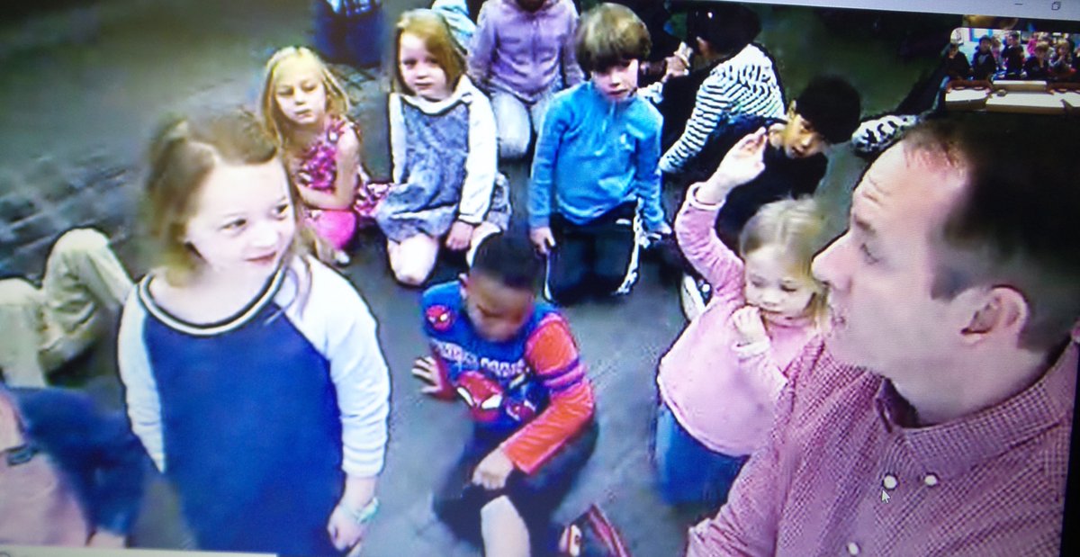 OrchardVT's tweet photo. 1st graders enjoyed #reading TRUMAN w new friends in GA for #WorldReadAloudDay! #WRAD20 #VSLA #VTed https://t.co/y4KSVgwewy