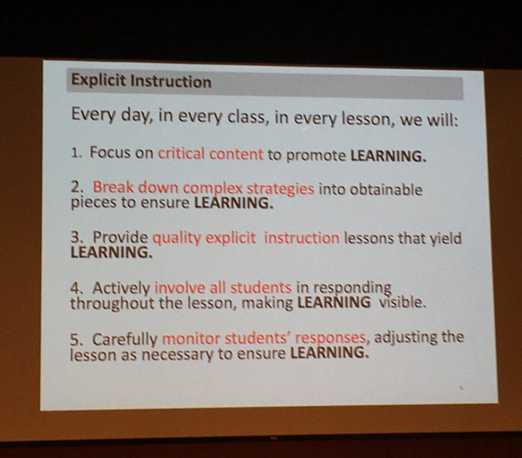 LaurGoldenberg's tweet photo. Dr. Anita Archer at #EveryoneReading2020 conference reminding us of the critical ingredients that lead to Powerful Teaching = Everyone Reading @GC_CUNY https://t.co/5uqDaUgOiT