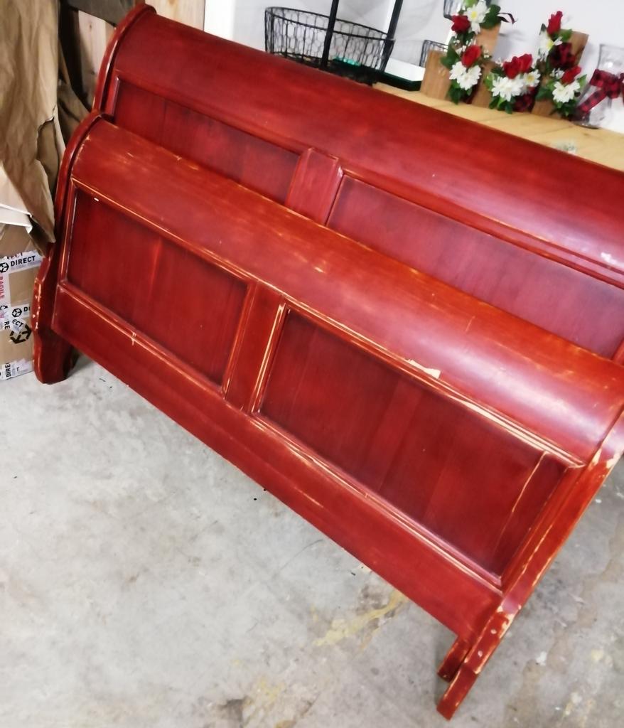 Today I'm finally starting my first furniture project in like 15 yrs. My aunt gave me a bed, which came with a frame. I've never owned a bed with a frame!But the frame definitely needs some changes to feel like mine. There's also some damage to it that needs repaired