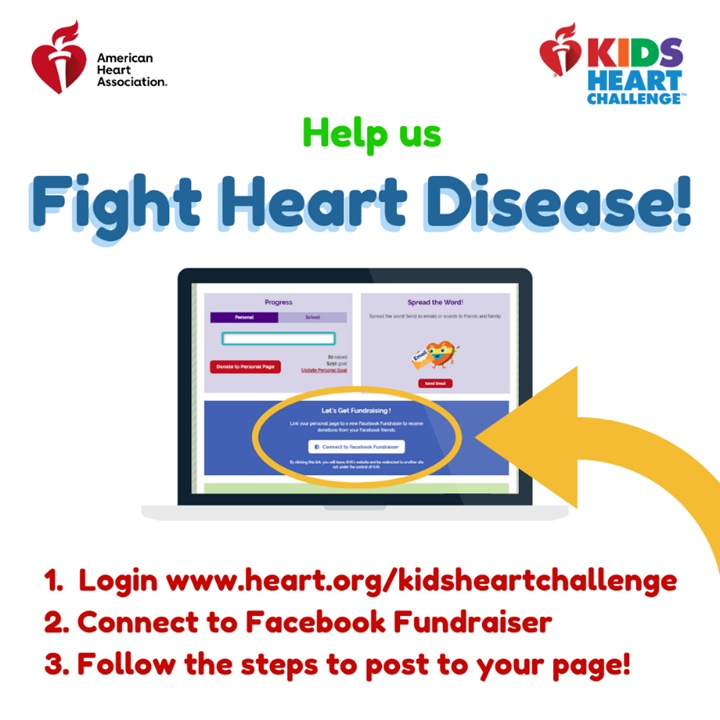 mtvernones's tweet photo. It's time to get excited about heart health. Get started now - go online at https://t.co/7nVDQXiNDi! #KIDSHEARTCHALLENGE @heart_south https://t.co/xFhxbGv9Os