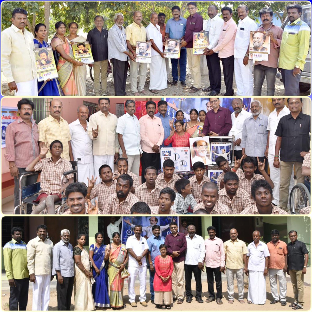 RMM_USA_Canada's tweet photo. #Darbar25Days #RMMSocialActivities RMMNA New York New Jersey Chapter donated Commercial Wet Grinder, Mixie and sponsored Annadhanam to Poornothaya Trust for Special Children, Trichy.
We would like to extend our thanks to RMM Trichy, Lalgudi &amp; Magazir for their help. https://t.co/YyR2eA7Zit