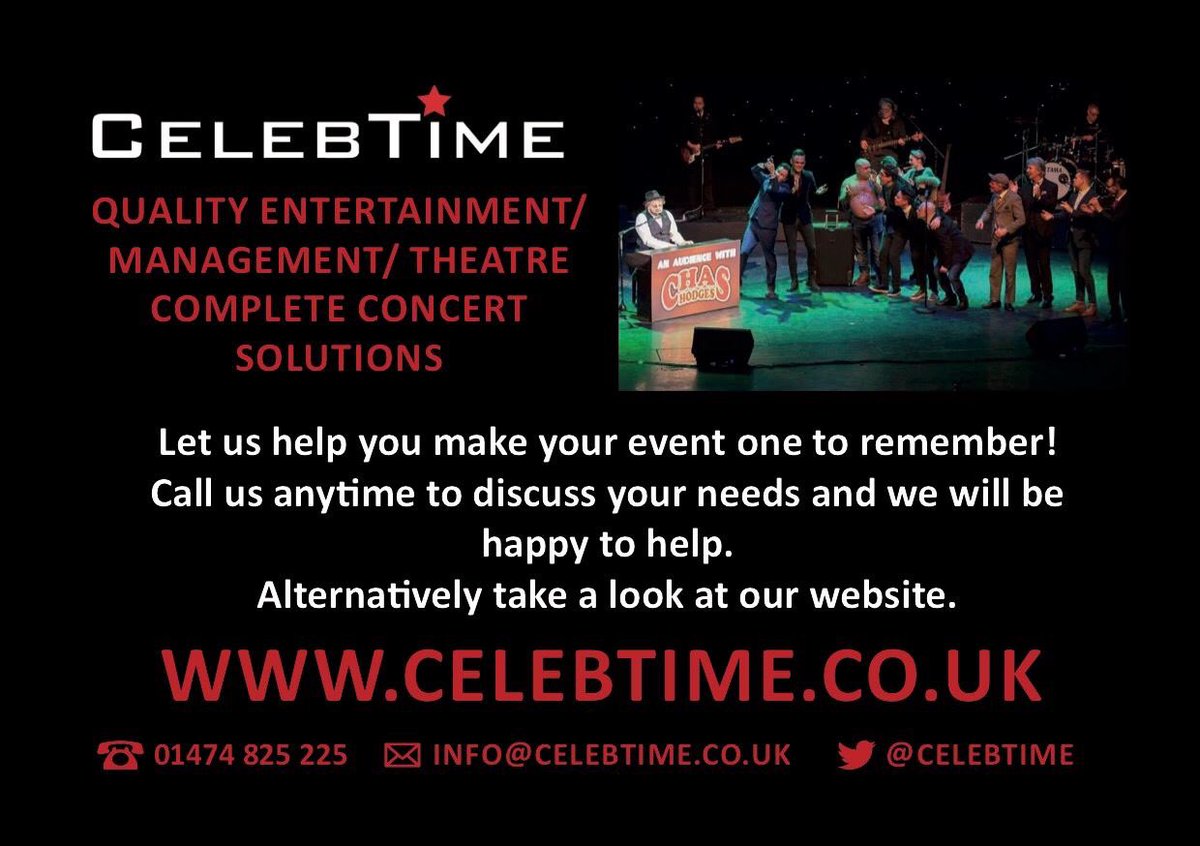 Let us help make your #event one to remember #theatre #concerts #Christmas lights #cruise #parties #quality #entertainment <a href="/TwistandPulse/">Twist and Pulse</a> <a href="/Thelittlemixexp/">TheLittleMixExp</a> <a href="/thetakethat/">The Take That Experience</a> <a href="/ChasAllotment/">Rock'n'RollAllotment</a> <a href="/DuncanChaseMe/">Duncan Norvelle Official</a> <a href="/JimDOfficial/">Jim Davidson</a> <a href="/MrJamesCosmo/">James Cosmo MBE</a> <a href="/THEJamesWhale/">James Whale MBE.</a> <a href="/GOODMAZEandSHED/">Goodmaze & Shed</a> <a href="/Gareth_Gates/">Gareth Gates</a>