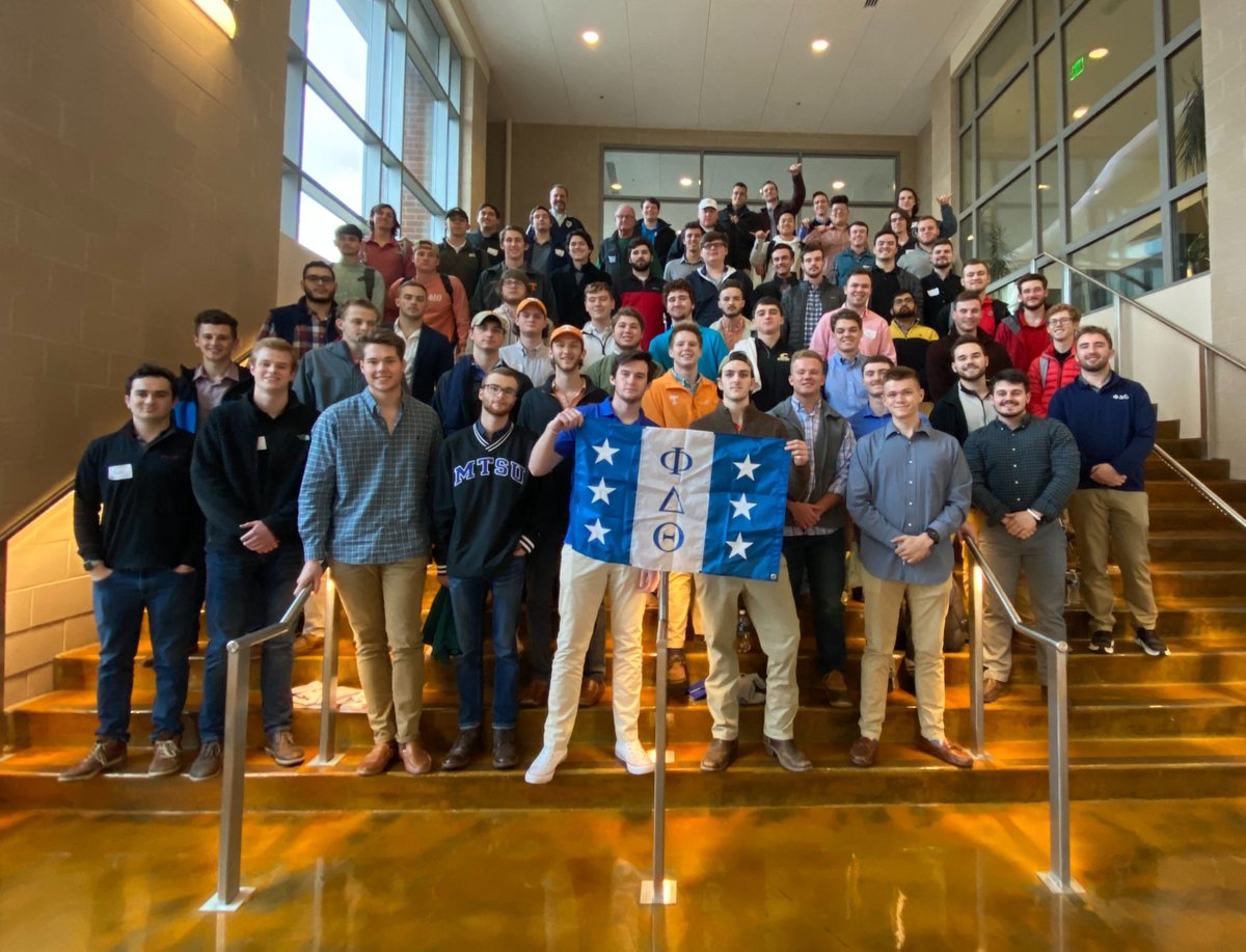 Attendees at the Tennessee &amp; Kentucky Province Retreat at Middle Tennessee State University. Thanks to Tennessee Eta for hosting!