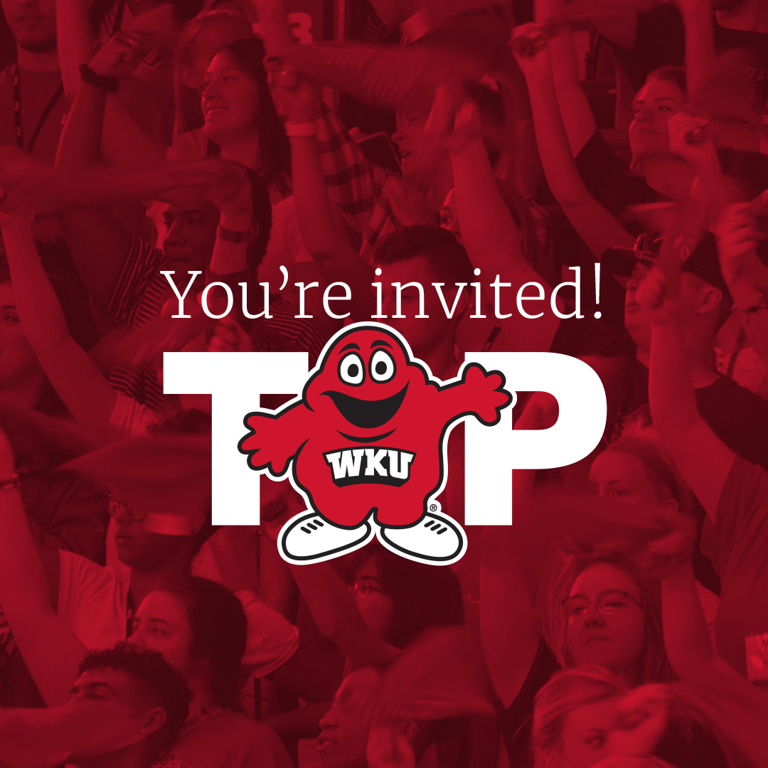 wkutop's tweet photo. #WKU2024, registration for TOP is officially open! Commit to WKU and pick your orientation date at https://t.co/URhSUiRSNa. #ClimbWithUs https://t.co/zXTLlUfnD5