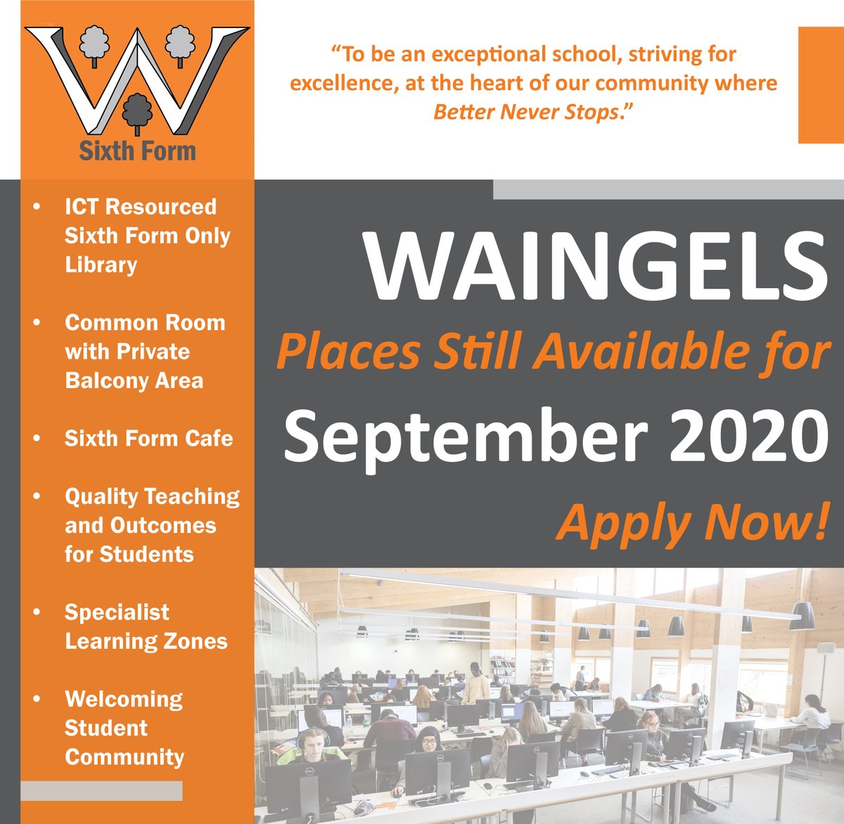 Waingels Sixth Form tweet media