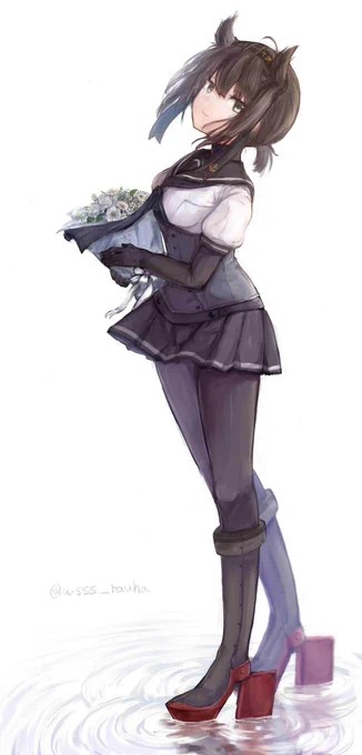 初月です
久しぶりにちゃんと綺麗にした絵を描きました。
節分とは特に関連性ないですが…
#艦これ #初月 