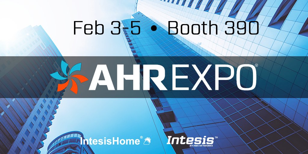 intesishome's tweet photo. The show is already started!
Come to visit us at #AHR2020, the world's largest HVACR marketplace!
You will find us at booth 390 and we will be happy to show you the best HVAC IoT solution for Home and Facility management.
#IntesisHome #IoT #AHR2020 #AHRExpo https://t.co/CN5jCGNmLH