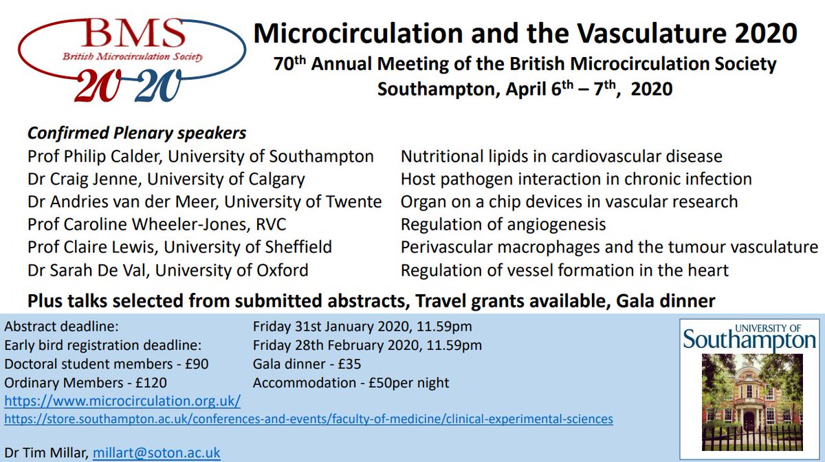 British Microcirc. & Vascular Biology Society tweet media