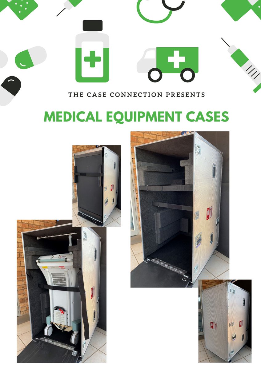 case_connection's tweet photo. The Case Connection manufactures cases to protect your valuable medical equipment in transit. 
#caseconnection #transitcase #flightcase #medical #medicalequipment #flightcase #transportcase #aluminiumcase
https://t.co/GLznexQKGY
info@caseconnection.co.za https://t.co/r3h6mhvTdG