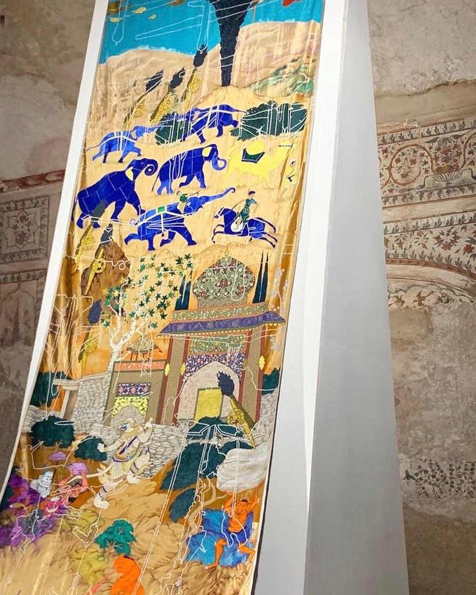 AbuDhabiArt's tweet photo. .@LahoreBiennale returns for its 2nd edition under the banner of 'Between The Sun &amp; Moon', curated by Sheikha Hoor Al Qasimi. #LB02 takes over the city’s cultural and heritage sites until 29 February https://t.co/YalGet6WN2