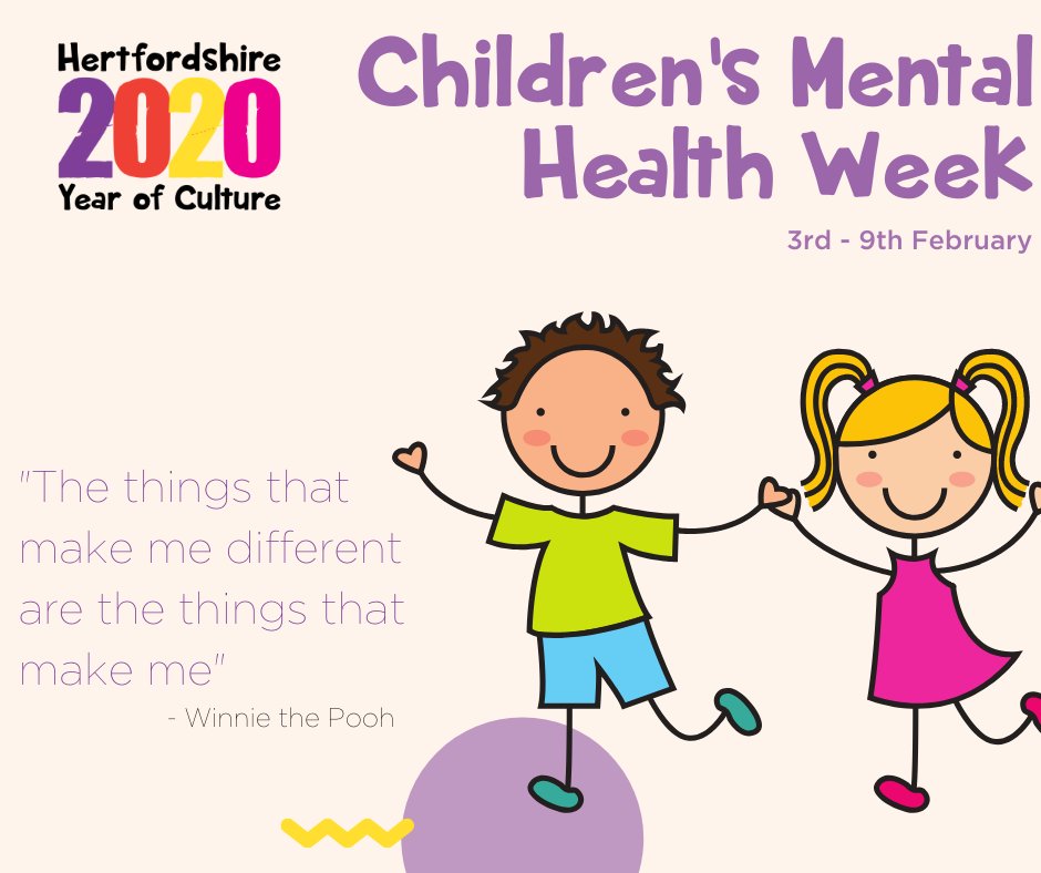 WatfordCouncil's tweet photo. It’s #ChildrensMentalHealthWeek (3 to 9 February) What are you doing to mark the week? It’s not too late to get involved!

Visit https://t.co/TOuaJqUtol to find out more, and help Place2Be to raise awareness of the importance of children and young people’s mental health. https://t.co/F4CCzPzQZR