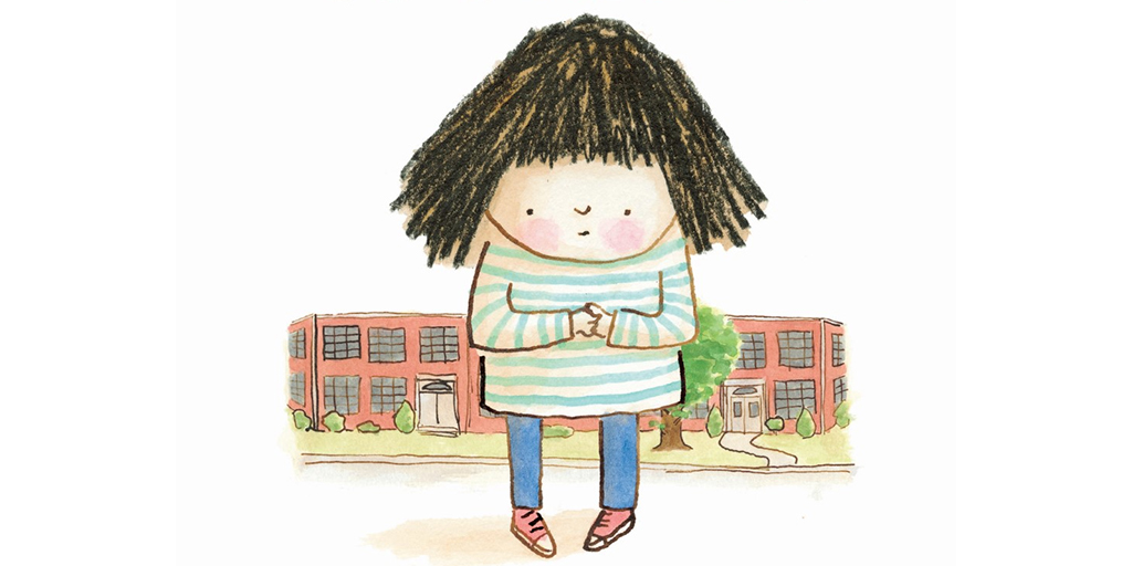 The front cover of Mae's First Day at School