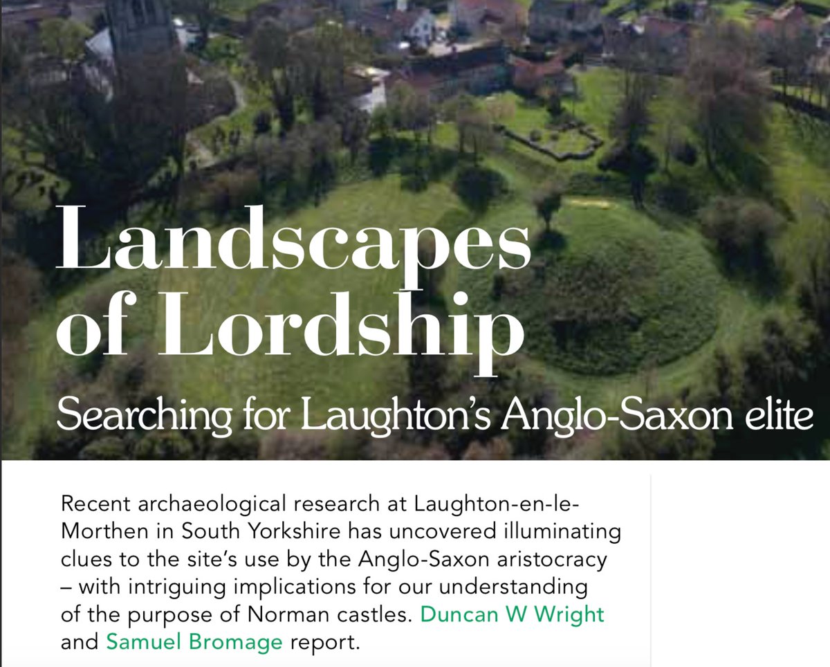 Sam Bromage (@sam_bromage) on Twitter photo Catch up on what the Landscapes of Lordship team have been up to at Laughton-en-le-Morthern in the next issue of Current Archaeology... Out this week!
@dr_duncanwright <a href="/CurrentArchaeo/">Current Archaeology</a> <a href="/CastleStudies/">Castle Studies Trust</a> @bgu_archaeology #archaeology #anglosaxon #norman #castles #3D Catch up on what the Landscapes of Lordship team have been up to at Laughton-en-le-Morthern in the next issue of Current Archaeology... Out this week!
@dr_duncanwright <a href="/CurrentArchaeo/">Current Archaeology</a> <a href="/CastleStudies/">Castle Studies Trust</a> @bgu_archaeology #archaeology #anglosaxon #norman #castles #3D