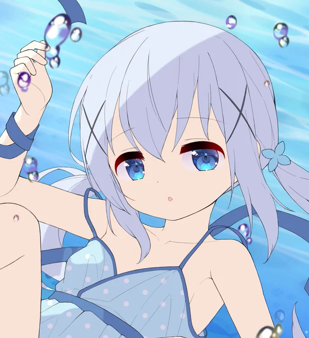 下書き 海の中の少女 チノ 