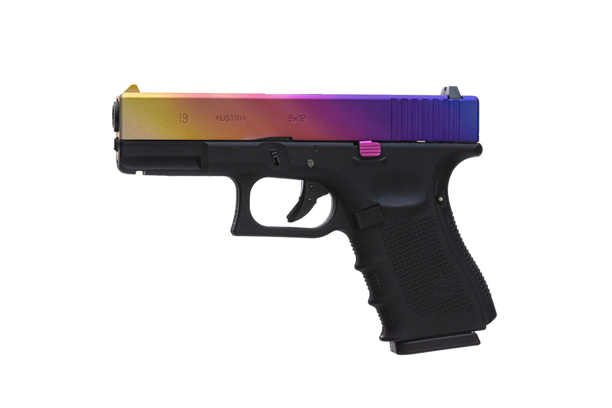 Hand Painted Glock Fade.