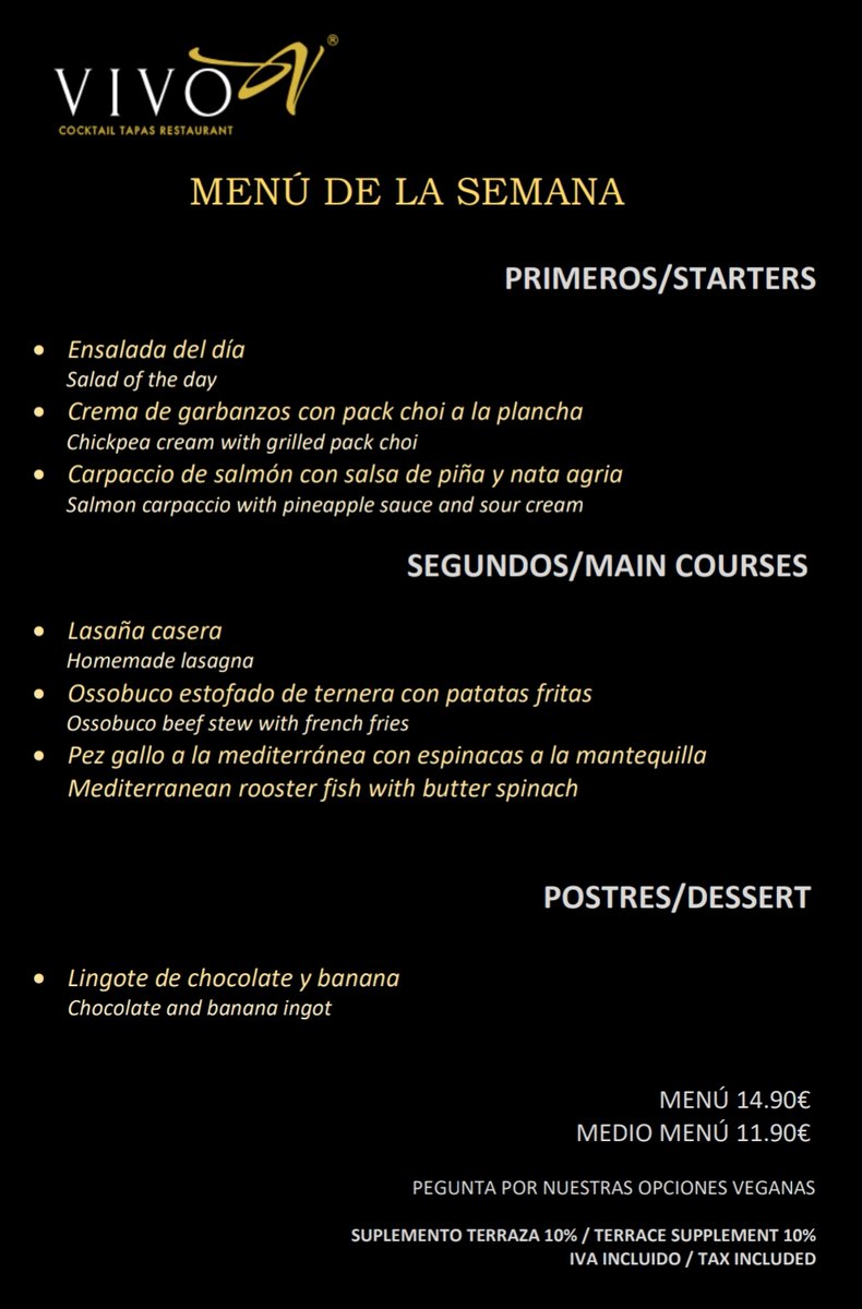 Restaurante Vivo Cocktail Tapas tweet media