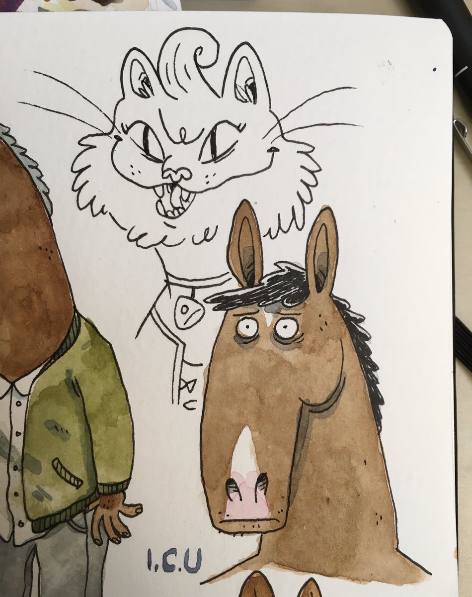 Drew a bunch of that real sad horse whilst watching the last few episodes.
Bye bye Bojack ??
#BoJackHorseman #BoJackHorsemanFinale 