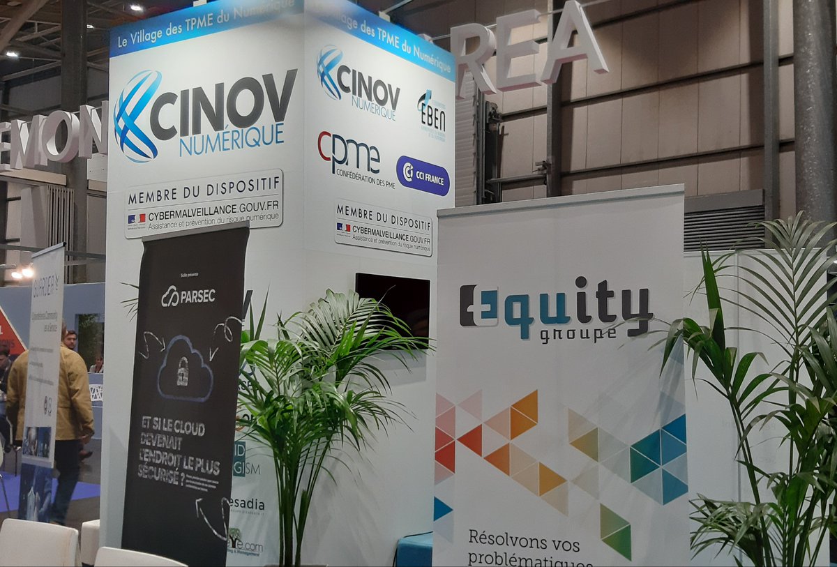 GROUPE_EQUITY's tweet photo. Encore une belle édition au @FIC_eu cette année sur le Village des TPME du Numérique organisé par le @CinovNumerique : Un beau moment de partage et de création de valeur !
Un grand merci à tout ceux qui ont contribué à cette réussite ! https://t.co/xy8AokH6Ia