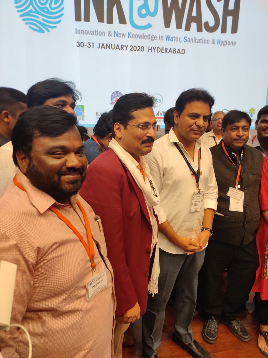 naturesani's tweet photo. We are honored to showcase @naturesani products to @MinisterKTR during INK@WASH @InkWash19 

It was a great moment when @KTRTRS sir was recognized the role of @naturesani products in the mission of eco friendly urinal installation in several @Hydmetro stations. https://t.co/3buZ9MnGGW
