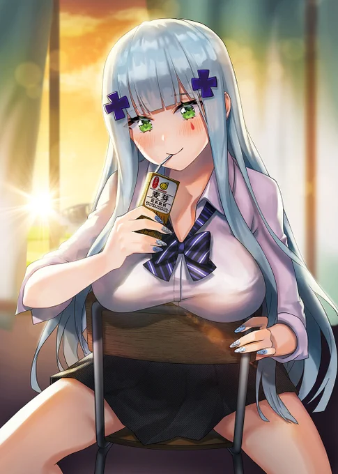 🧃💕
#HK416 #ドルフロ #少女前线 #少女前線 #소녀전선 