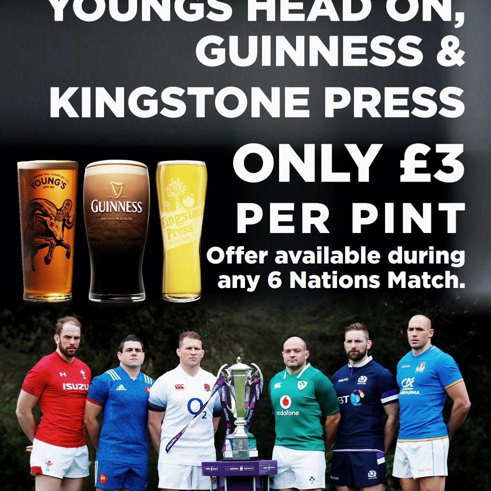 Join us to watch 6 Nations!