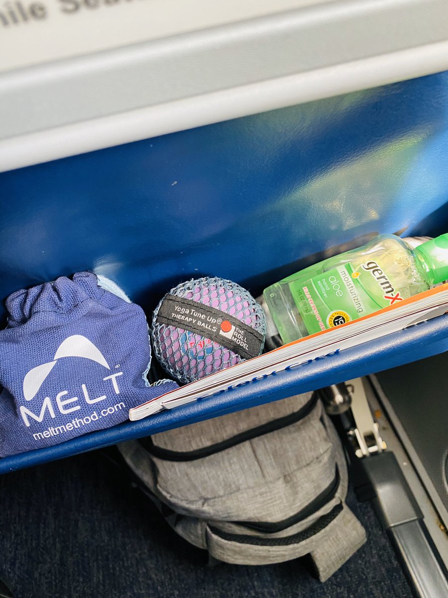 bebodywerx's tweet image. Long flights call for the best tools in self care. #tuneupfitness #meltmethod
