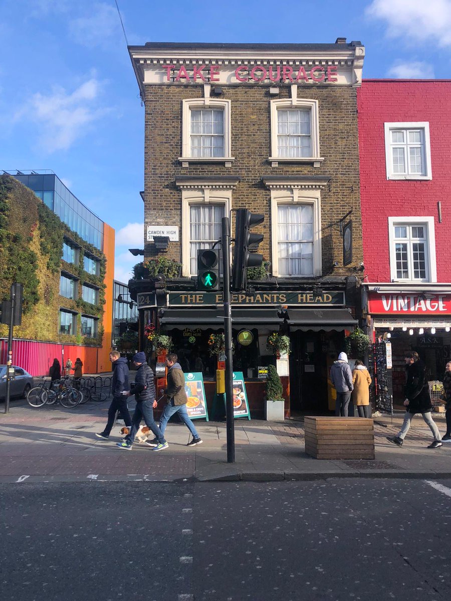 The iconic The Elephant's Head pub in Camden is now serving Tribute! Located in the middle of Camden and only a couple of minutes’ walk to the Tube station, it's the perfect place for a pit stop and a pint. 
#Camden #TheElephantsHead  #TributeAle