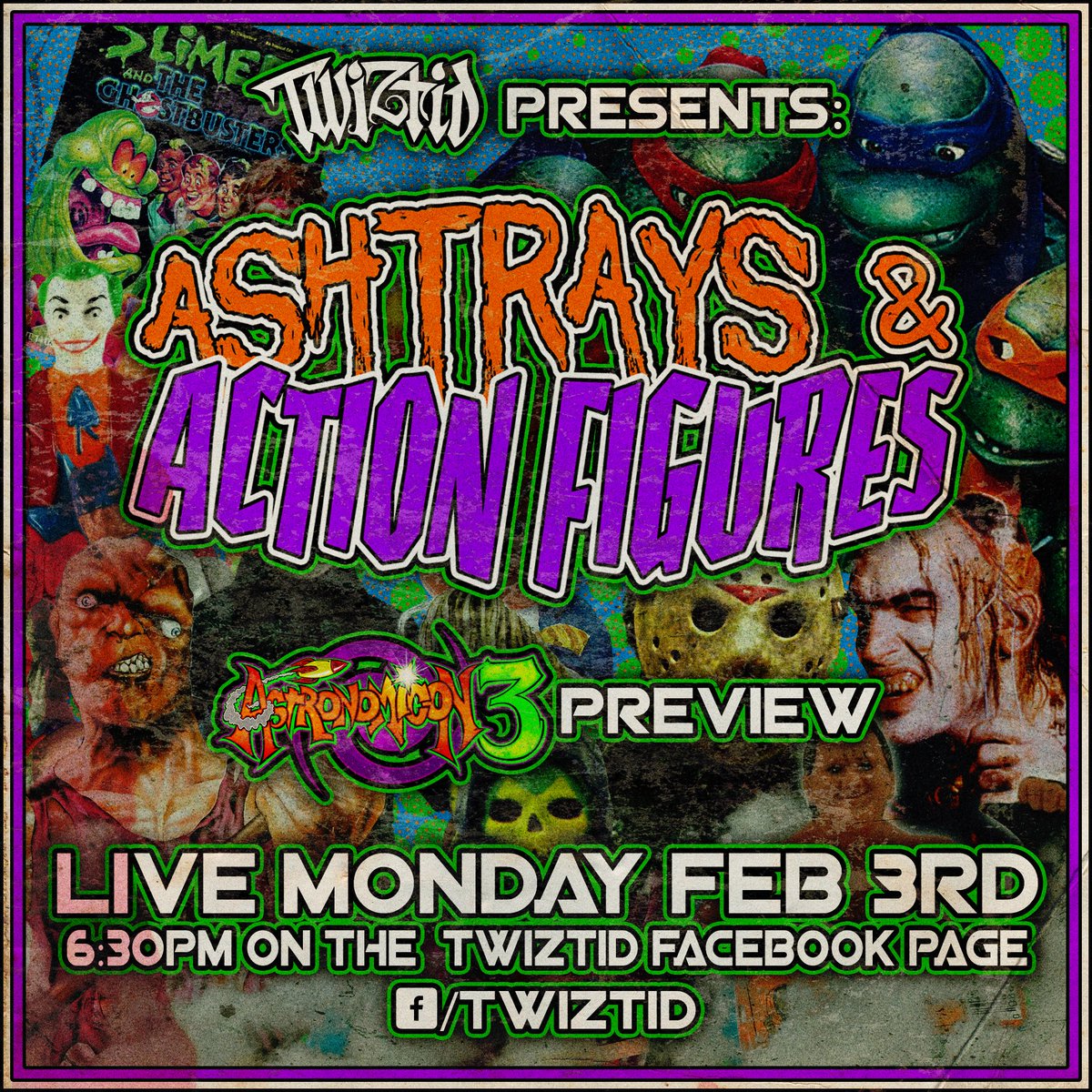 .<a href="/RadioAAF/">Twiztid Radio AAF</a> is back TONIGHT from 6.30pm with a special <a href="/AstronomiconMI/">Astronomicon</a> 3 preview!!!
Check it on <a href="/tweetmesohard/">Twiztid</a> ‘s Facebook page ☄️
#ashtraysandactionfigures #twiztid #radio #astronomicon #mne2020 #radioshow #popculture