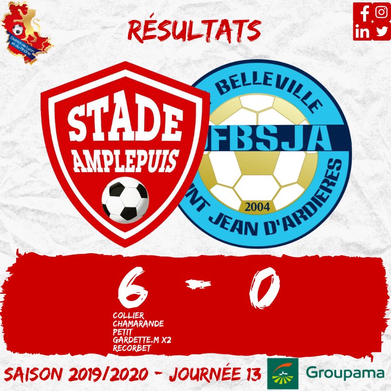 StadeAmplepuis's tweet photo. Victoire pour nos Seniors 1&amp;2 hier ! 💪🏻

#AllezSA🔴⚪️ https://t.co/RTN9UXVxdn