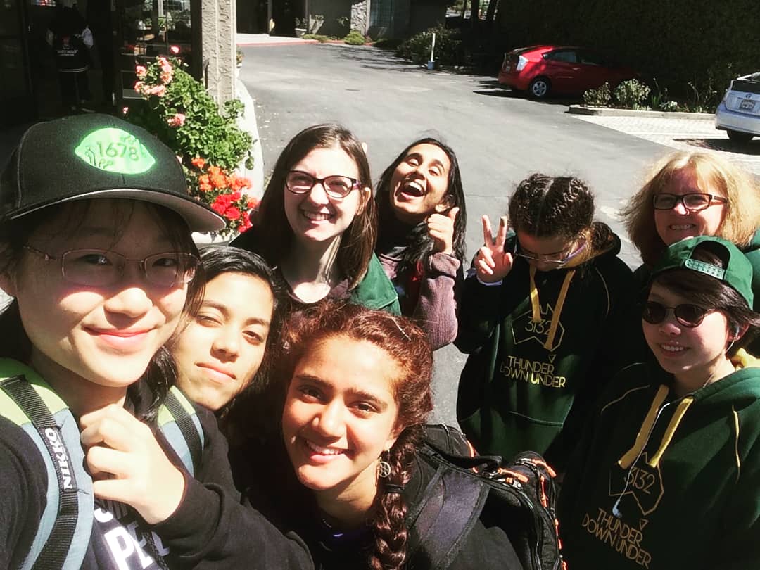 It's Day 7/7 of the #FamilyFIRST challenge! Every day this week we have posted a photo of our FIRST family and tagged three teams that have been part of our journey.
<a href="/FRCteam4911/">4911 CyberKnights</a> @team_6191_frc <a href="/wolfgang6434/">Wolfgang 6434</a> 
#omgrobots #frc