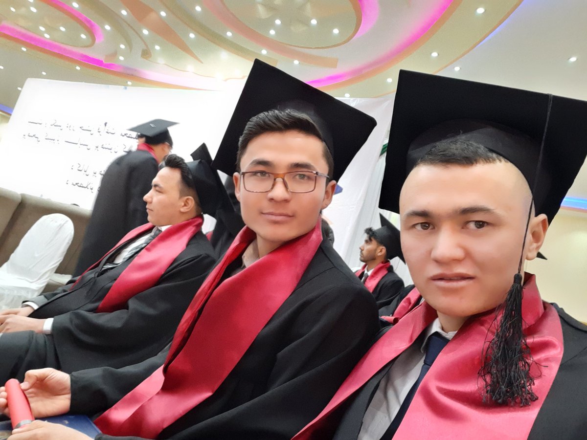 AzimChamran's tweet photo. Thousands of thanks to my dear parents and dear teachers, for helping me to finish my #bachelor's degree.
I successfully graduated from #Information_system_department, #computer_science_faculty of #Kabul_university.
#my_lovely_parents #my_dear_teachers
Thank_you dear @bbaheer https://t.co/fKnAagu8xX