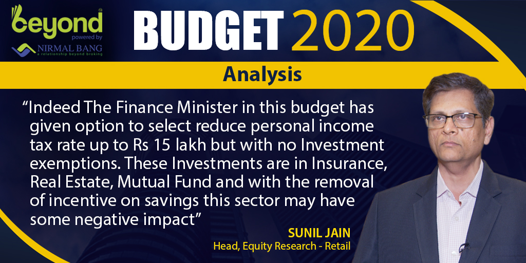NirmalBang's tweet photo. #NirmalBang #BeyondApp #Relationshipbeyondbroking #Budget2020analysis #Budget2020 #Incometax #Taxslabs #ExpertAnalysis #Investments #Insurance #RealEstate #MutualFund #Impact https://t.co/k2IHVW5IFF
