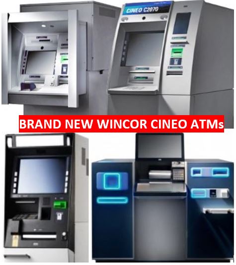 TestLinkUK's tweet photo. Brand new Wincor Cineo ATMs at great prices, still boxed. Various models available, click the link for full list and all the details >>> https://t.co/HxKdjTGaTb https://t.co/t0bUHTudJf