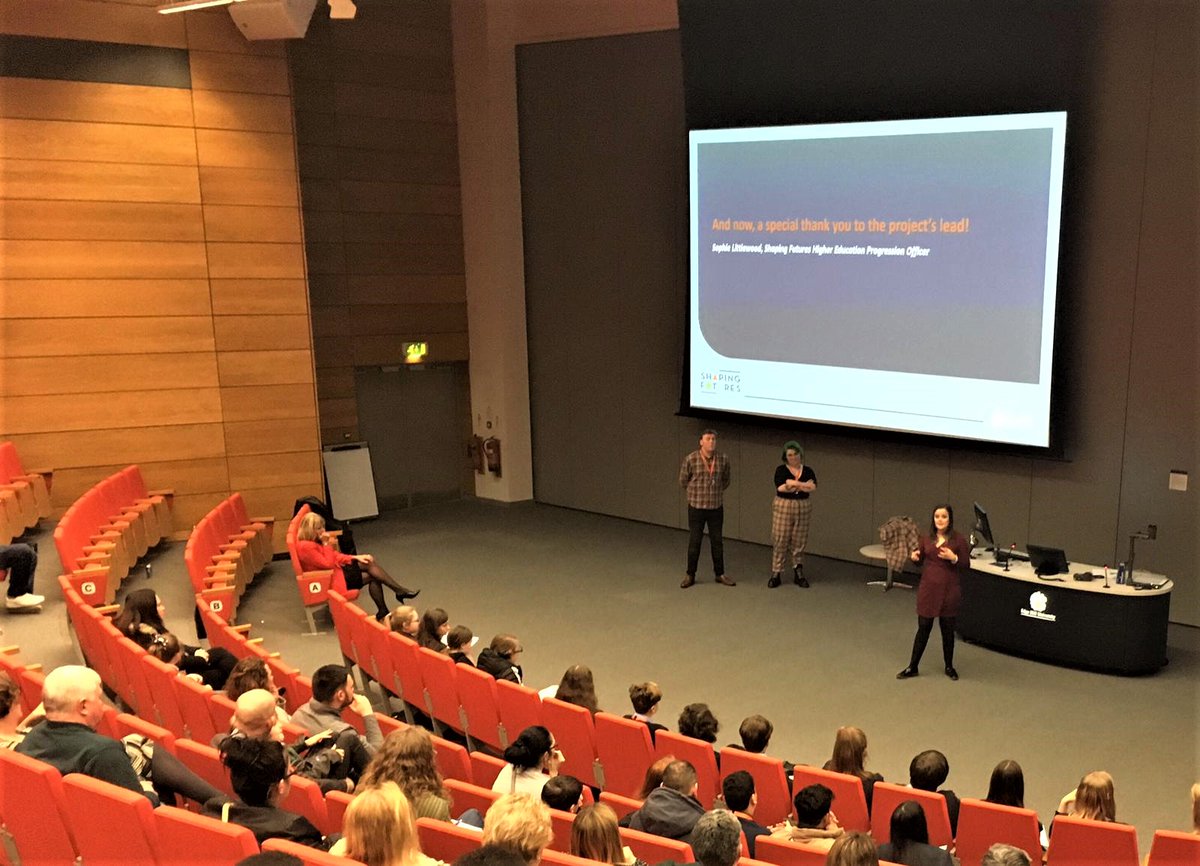 ShapingFutures_'s tweet photo. Congratulations to all of the young people who took part in the #Brightsparks project, Here are some photos from the evening. Thank you to @EHUOutreach for hosting this event to celebrate the new skills found, friends made and future plans developed! #UniConnect #FutureFocus https://t.co/xDRvdjZWQT