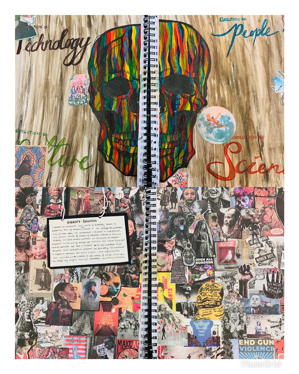 stmarysart's tweet photo. Stunning pieces from our talent Year 13 student, Dominika Dziewisz. Here is a snippet of her creative process unit on โEvolutionโ a very personal and powerful account of her sister. #AspireChallengeSucceed #Artmatters #StMarysWay https://t.co/1VmNkyaXfr