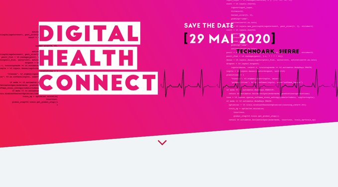 ICT_Sierre's tweet photo. Save the date - Digital Health Connect - The leading event in Switzerland for health and digital players - 29.05.2020 - Sierre https://t.co/rrLq0w9WXG #eHealth #DigitalHealthConnect #digital https://t.co/UAWIS7Jn9O