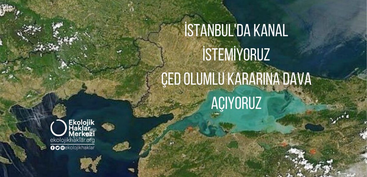 #YaKanalYaİstanbul 17 Şubat ÇED Olumlu Kararına dava açmak için son tarih! Sadece bugünü değil yarını da kurmak için linkteki dilekçe örneğini, TÜBİTAK ve DSİ'nin görüşlerini de ekleyerek indirebilir, davacı olabilirsiniz. 
ekolojikhaklar.org/istanbulda-kan…
