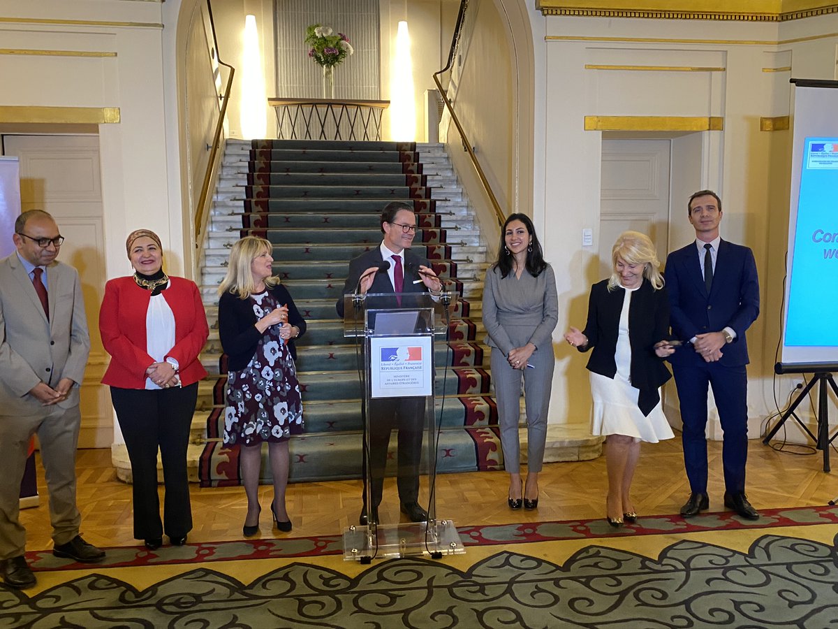 AFD_France's tweet photo. #Egypte Lancement de la phase II du projet #Femmes Pionnières pour l’avenir avec @SawirisFSD et @PlanGlobal. Ce projet s’intègre dans la volonté de la France à soutenir l’autonomisation économique et sociale des femmes égyptiennes #EgalitéFH #genre #emploi https://t.co/HDBHvmBsaW https://t.co/hUirBP82fo