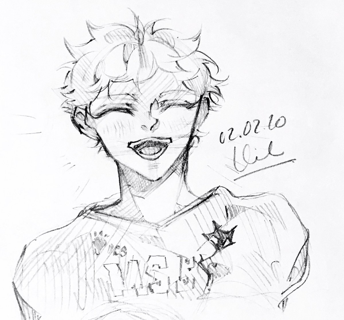 when BJ members claim someone for lost stuffs I know Hinata could smile like this and get away from all troubles