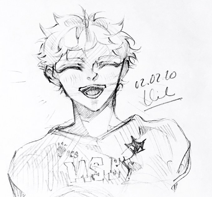 when BJ members claim someone for lost stuffs I know Hinata could smile like this and get away from all troubles 