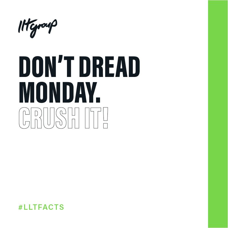 Now that we cleared up our thoughts about Friday. Let's chat about Monday. Many dread this day EVERY week &amp; many come into it unprepared. We want to change that narrative. Think of Monday as an opportunity rather than a chore. Change your mentality and show up ready to hustle!