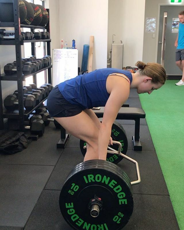 VisionSpSci's tweet photo. Progress

Great effort today from Kady new PB 5 reps @100

Not a perfect Trap Bar lift, but still very safe. Some things to work on, yes, but at times we need to look at different aspects of goals and whether we are getting there. Also, is it safe. 
When… https://t.co/2U808jYlz2 https://t.co/A9zN4jLHsC